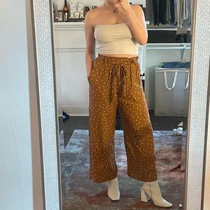 Polka Dot Wide Leg Pants
